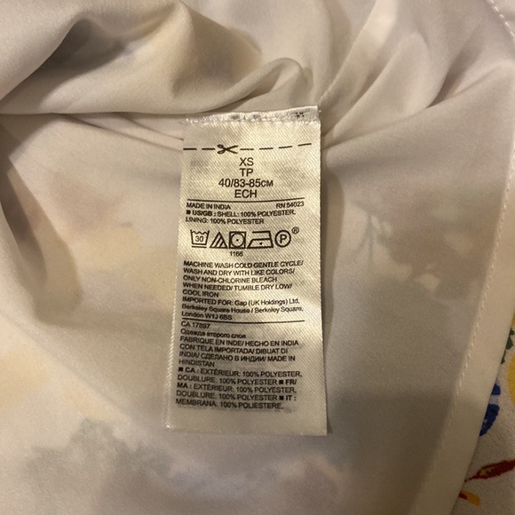 Banana Republic Multicolored XS Tie Waisted Floral Dress - Picture 12 of 12